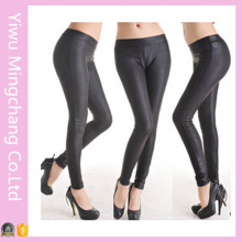 Plus Size Candy Color Women′s Leather Leggings